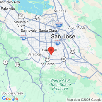 Map to HERNAN CARDENAS, D.D.S. office in Campbell, CA