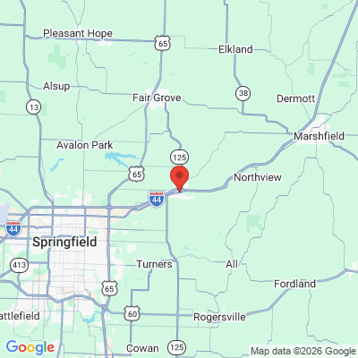 Map to  office in Strafford, MO