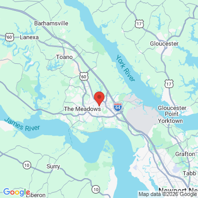 Map to  office in Williamsburg, VA