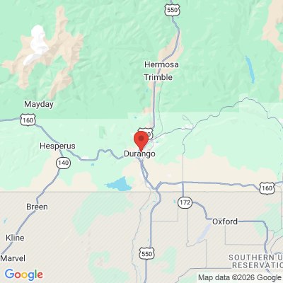 Map to  office in Durango, CO
