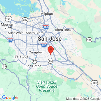 Map to One Dental office in San Jose, CA