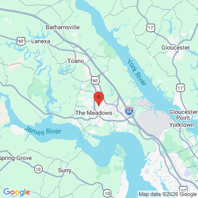 Map to  office in Williamsburg, VA