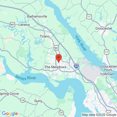 Map to  office in Williamsburg, VA