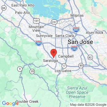 Map to Sepi Pejham office in Saratoga, CA