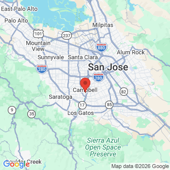 Map to Primary Office office in Campbell, CA
