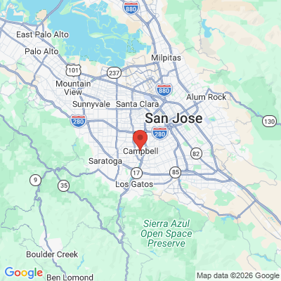 Map to  office in Campbell, CA