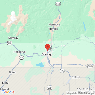 Map to  office in Durango, CO