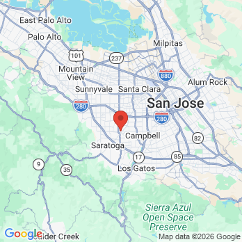 Map to CalSmile Dental office in San Jose, CA