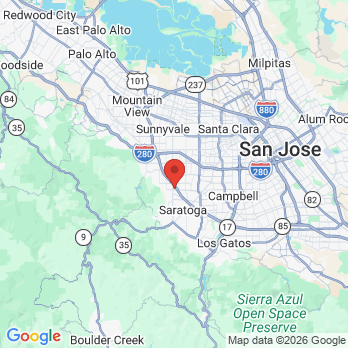 Map to Neeshat S. Khan, DDS office in San Jose, CA