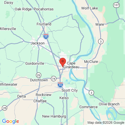 Map to  office in Cape Girardeau, MO