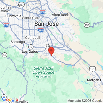 Map to Fred Egelston DDS office in San Jose, CA