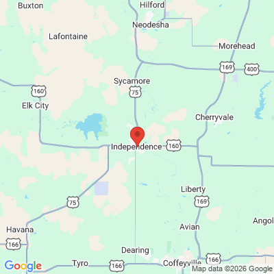 Map to  office in Independence, KS
