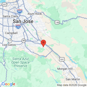 Map to Pearly Dental Care office in San Jose, CA