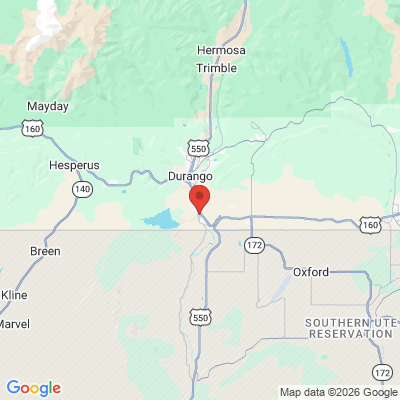 Map to  office in Durango, CO
