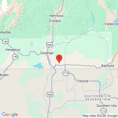 Map to  office in Durango, CO