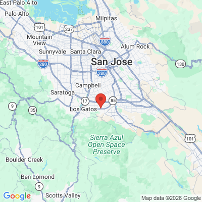 Map to Mark A. Stepovich, D.D.S., Inc. office in San Jose, CA