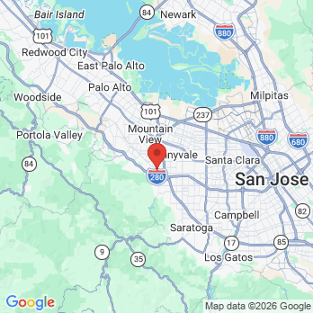 Map to Yen-Ping Lee DDS, MS, Inc. office in Los Altos, CA