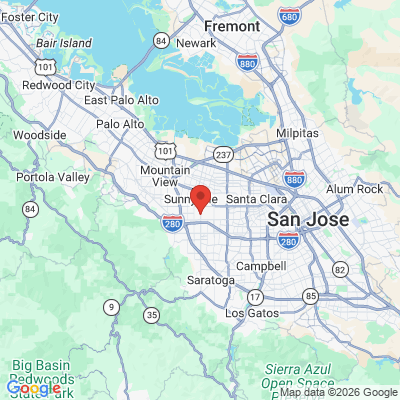 Map to  office in Sunnyvale, CA