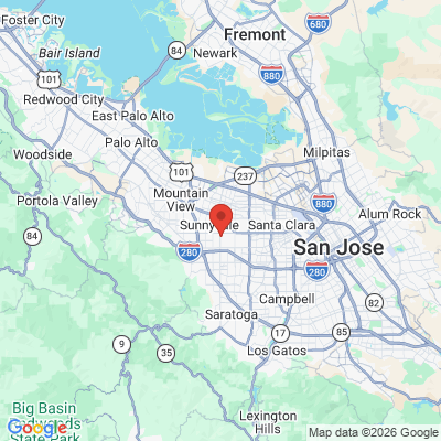 Map to  office in Sunnyvale, CA