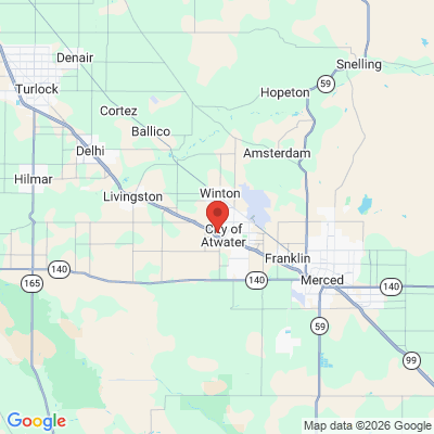 Map to  office in Atwater, CA