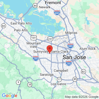 Map to sai dental office in Sunnyvale, CA
