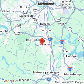 Map to Khisti Dental Center at Chester office in Chester, VA