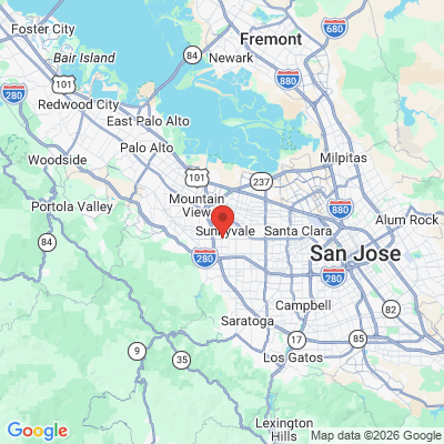 Map to Primary Office office in Sunnyvale, CA