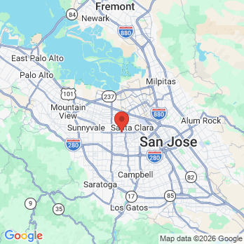 Map to santa clara family dental office in Santa Clara, CA