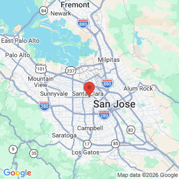 Map to Perfect Smile Dental Care office in Santa Clara, CA