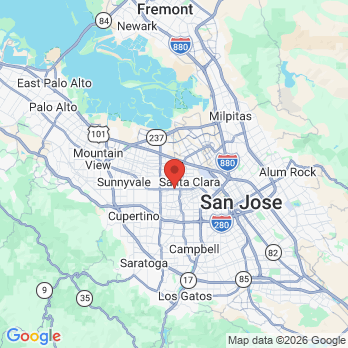 Map to Rivermark Dental office in Santa Clara, CA