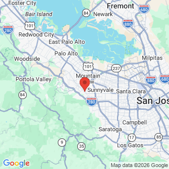 Map to Tan Irene DDS office in Los Altos, CA