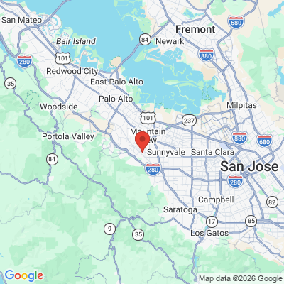 Map to Tina Le Dental Artistry office in Los Altos, CA