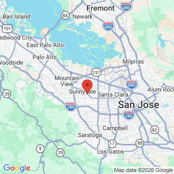 Map to jbl dentistry office in Sunnyvale, CA