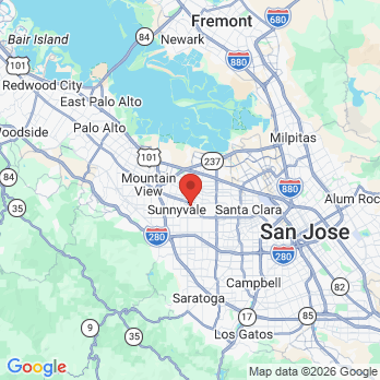 Map to Quality Dental Care office in Sunnyvale, CA