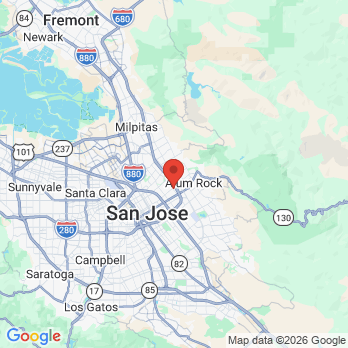 Map to maxsmile dentistry and orthodontics office in San Jose, CA