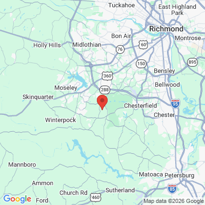 Map to  office in Chesterfield, VA