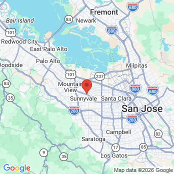 Map to Primary Office office in Sunnyvale, CA