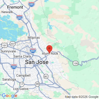 Map to Luzana Brignon DDS office in San Jose, CA