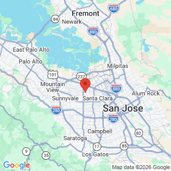 Map to Kifer Park Dental office in Sunnyvale, CA