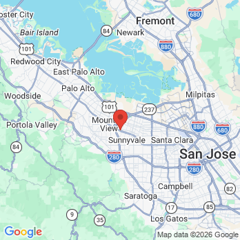 Map to MY Dental Place  office in Sunnyvale, CA