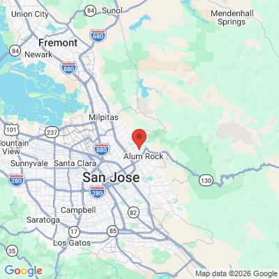 Map to Aarisha Dental - Jolly Shah DDS office in San Jose, CA