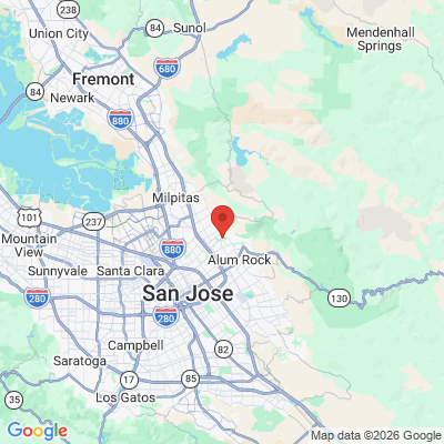 Map to PARKTOWN DENTAL CARE San Jose office in San Jose, CA