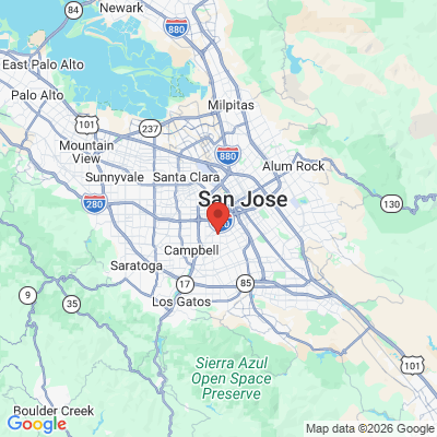 Map to So Young Park, DDS office in San Jose, CA
