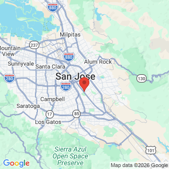 Map to Excel Dental Implant Center office in San Jose, CA