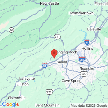 Map to DayOne Staffing office in Salem, VA