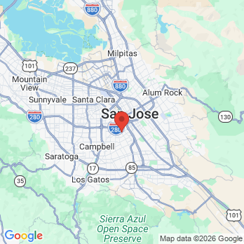 Map to Nancy L. Gum DDS MSD Inc office in San Jose, CA