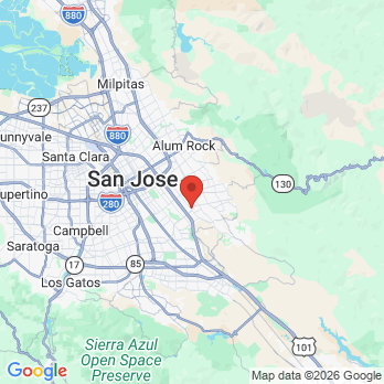 Map to Shah Jolly DDS Dental Corp office in San Jose, CA