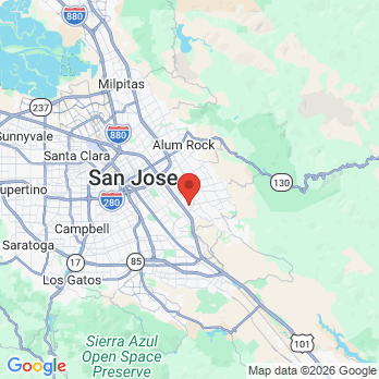 Map to Alvindental office in San Jose, CA