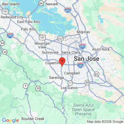 Map to brent ingram dds inc office in San Jose, CA