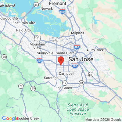 Map to Storybook Smiles Children's Dentistry office in San Jose, CA